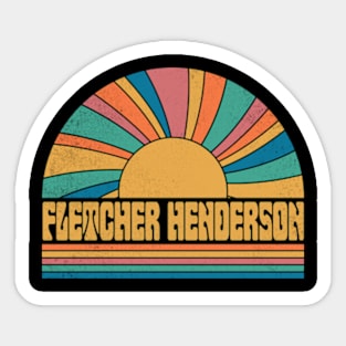 Graphic Henderson Proud Name Distressed Birthday Retro Style Sticker